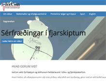 Tablet Screenshot of icecom.is